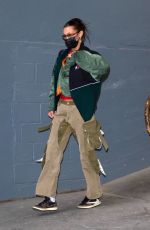 BELLA HADID Leaves Givenchy Campaign Shoot in New York 11/21/2020