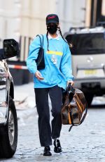 BELLA HADID Leaves Her Apartment in New York 11/02/2020