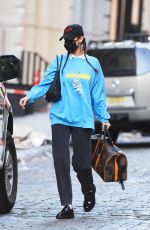 BELLA HADID Leaves Her Apartment in New York 11/02/2020