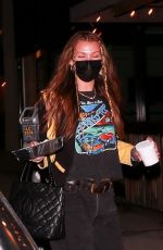 BELLA HADID Night Out in Beverly Hills 11/11/2020