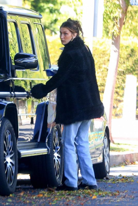 BELLA HADID Out and About in Beverly Hills 11/08/2020