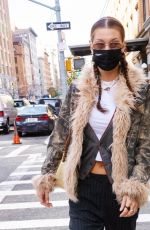 BELLA HADID Out and About in New York 11/19/2020