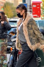 BELLA HADID Out and About in New York 11/19/2020
