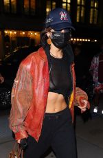 BELLA HADID Out and About in New York 11/20/2020