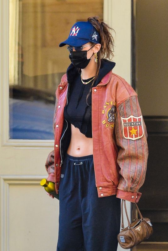 BELLA HADID Out and About in New York 11/20/2020