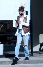 BELLA HADID Shopping at Sweet Flower Cannabis in Studio City 11/08/2020