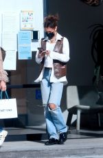 BELLA HADID Shopping at Sweet Flower Cannabis in Studio City 11/08/2020
