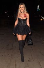 BELLE HASSAN at a Halloween Party at Proud Embankment in London 10/31/2020