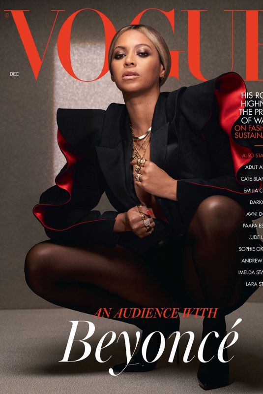 BEYONCE for Vogue, UK December 2020