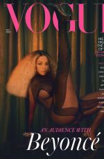 BEYONCE KNOWLES in Vogue Magazine, UK December 2020