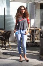 BLANCA BLANCO in Denim Out in Beverly Hills 11/17/2020
