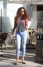 BLANCA BLANCO in Denim Out in Beverly Hills 11/17/2020