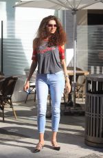 BLANCA BLANCO in Denim Out in Beverly Hills 11/17/2020