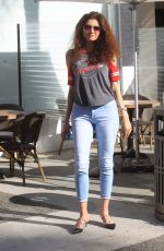 BLANCA BLANCO in Denim Out in Beverly Hills 11/17/2020