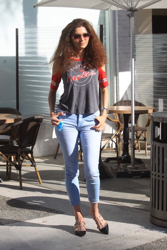 BLANCA BLANCO in Denim Out in Beverly Hills 11/17/2020