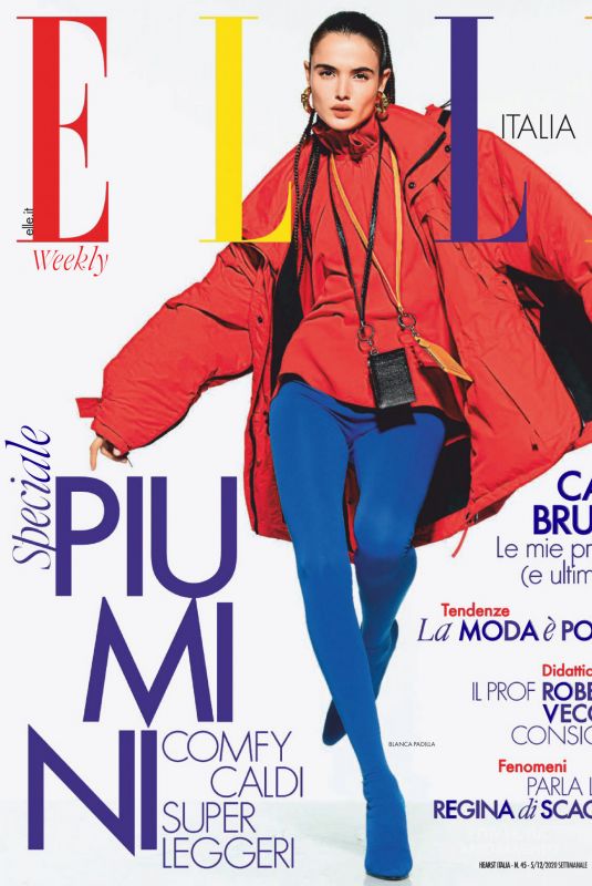 BLANCA PADILLA in Elle Magazine, Italy December 2020