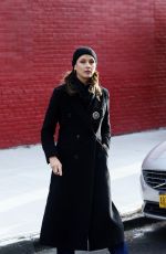 BRIDGET MOYNAHAN on the Set of Blue Bloods in Brooklyn 11/04/2020