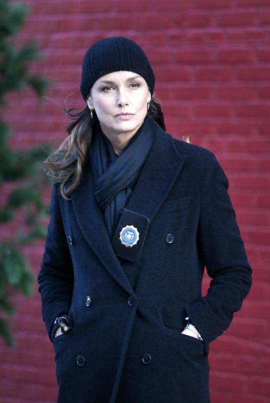 BRIDGET MOYNAHAN on the Set of Blue Bloods in Brooklyn 11/04/2020