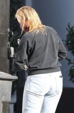 CAMERON DIAZ Leaves a Hair Salon in Los Angeles 11/02/2020