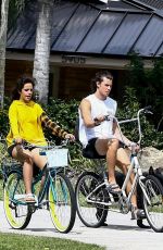 CAMILA CABELLO and Shawn Mendes Out Riding a Bikes in Miami 11/04/2020