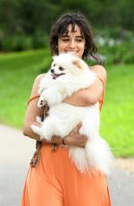 CAMILA CABELLO Out with Her Dogs in Miami 10/31/2020