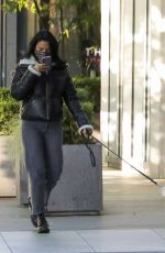 CAMILA MENDES Out with Her Dog in Vancouver 11/10/2020