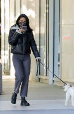 CAMILA MENDES Out with Her Dog in Vancouver 11/10/2020