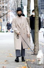 CAMILA MENDES Out with Her Dog in Vancouver 11/28/2020