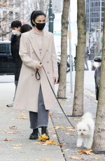 CAMILA MENDES Out with Her Dog in Vancouver 11/28/2020