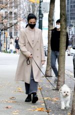 CAMILA MENDES Out with Her Dog in Vancouver 11/28/2020