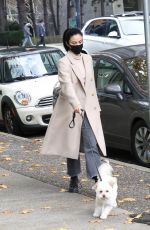 CAMILA MENDES Out with Her Dog in Vancouver 11/28/2020