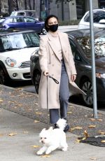 CAMILA MENDES Out with Her Dog in Vancouver 11/28/2020