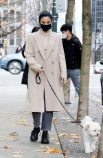 CAMILA MENDES Out with Her Dog in Vancouver 11/28/2020
