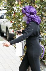 CANDICE PATTON Arrives at Vanessa Morgan