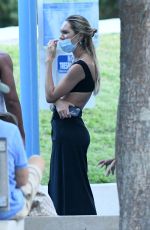CANDICE SWANEPOEL at a Park in Miami 11/01/2020