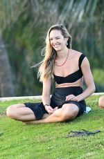 CANDICE SWANEPOEL at a Park in Miami 11/01/2020
