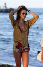 CANDICE SWANEPOEL Out on the Beach in Miami 11/15/2020