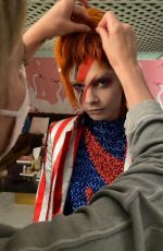 CARA DELEVINGNE as David Bowie for Halloween - Instagram Photos 11/12/2020