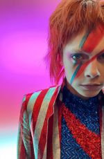 CARA DELEVINGNE as David Bowie for Halloween - Instagram Photos 11/12/2020