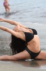 CASEY BATCHELOR in Bikini Filming Her Fitness App in Tenerife 11/03/2020