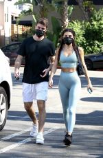 CHANTEL JEFFRIES and Andrew Taggart Leaves a Gym in Los Angeles 11/18/2020
