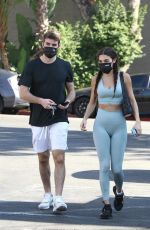 CHANTEL JEFFRIES and Andrew Taggart Leaves a Gym in Los Angeles 11/18/2020