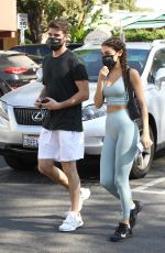CHANTEL JEFFRIES and Andrew Taggart Leaves a Gym in Los Angeles 11/18/2020
