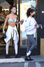 CHANTEL JEFFRIES and JOCELYN CHEW at Earthbar in West Hollywood 11/19/2020