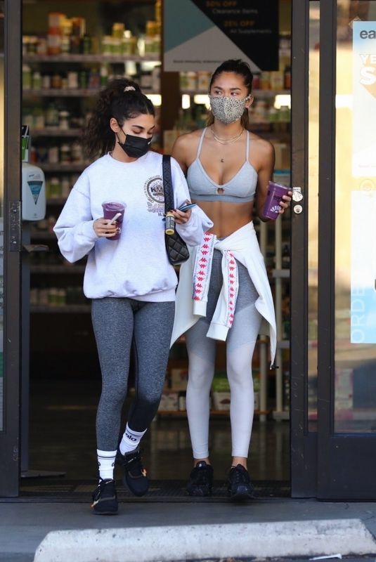 CHANTEL JEFFRIES and JOCELYN CHEW at Earthbar in West Hollywood 11/19/2020