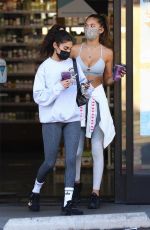 CHANTEL JEFFRIES and JOCELYN CHEW at Earthbar in West Hollywood 11/19/2020