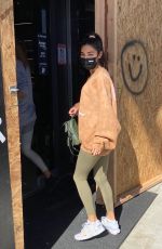 CHANTEL JEFFRIES Arrives at Dogpound Gym in Los Angeles 11/09/2020