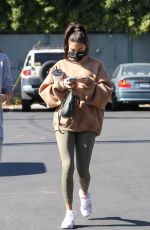 CHANTEL JEFFRIES Arrives at Dogpound Gym in Los Angeles 11/09/2020