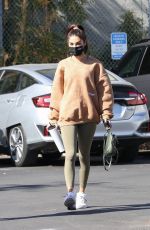 CHANTEL JEFFRIES Arrives at Dogpound Gym in Los Angeles 11/09/2020