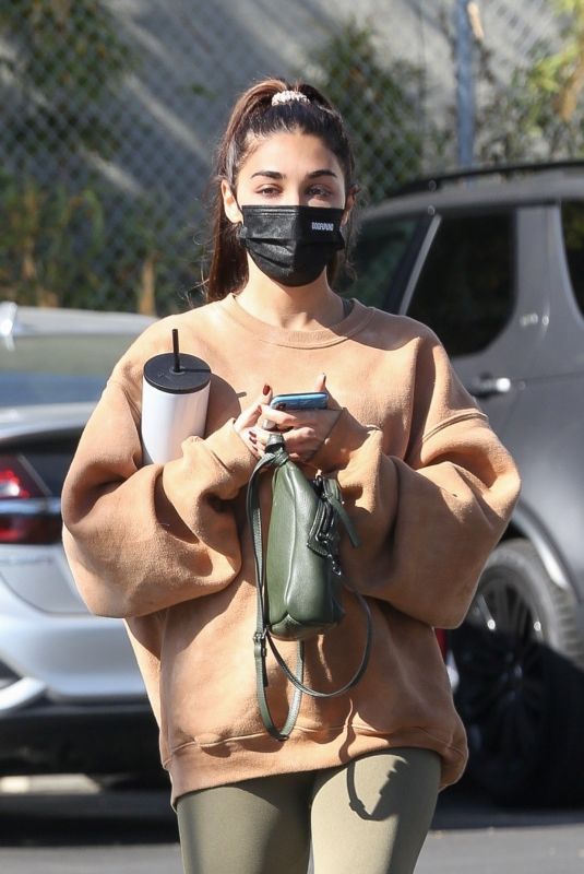 CHANTEL JEFFRIES Arrives at Dogpound Gym in Los Angeles 11/09/2020